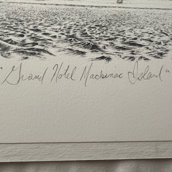 GRAND HOTEL MACKINAC ISLAND SIGNED/ NUMBERED PENCIL DRAWING- MCKELNER 1996 - Picture 2 of 10